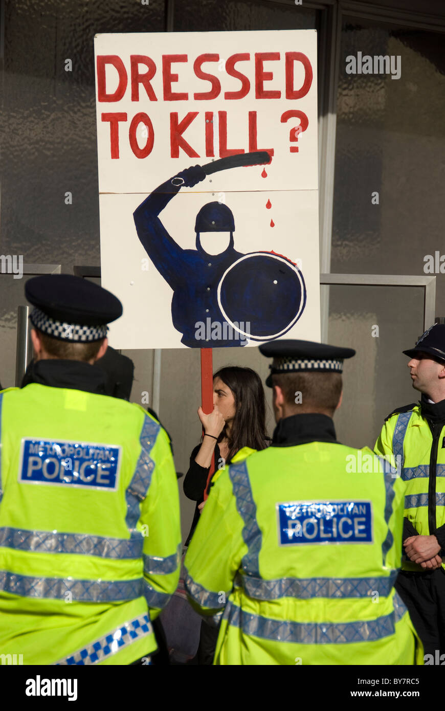 Protesting deaths in police custody including that of Sean Rigg Stock Photo