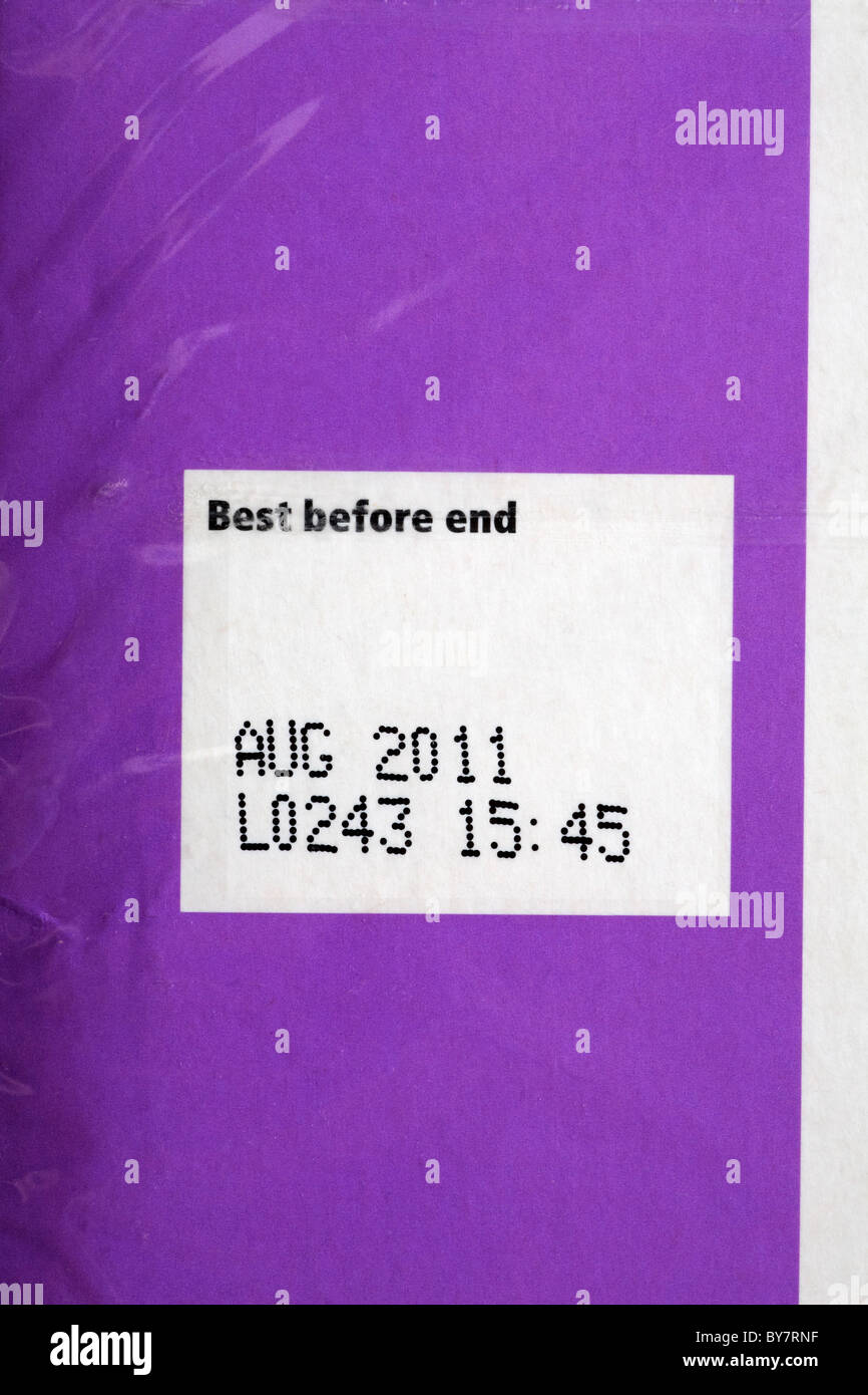 Best Before End Aug 2011 Hi res Stock Photography And Images Alamy