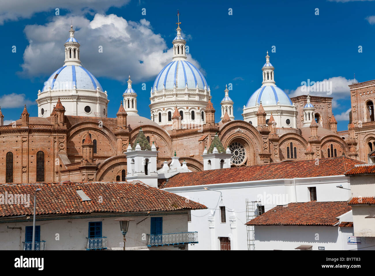 Cathedral of the Immaculate Conception, built in 1885, Cuenca, Ecuador Stock Photo