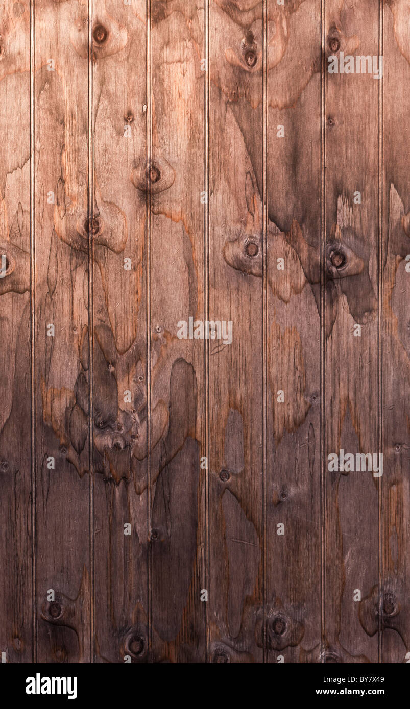 Old knotted wooden background with plenty of character Stock Photo