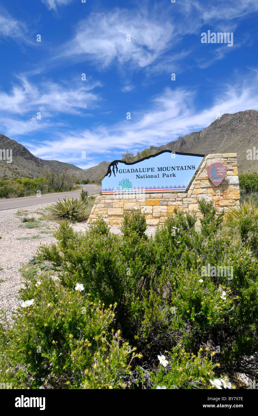 El capitan guadalupe mountains national park hires stock photography