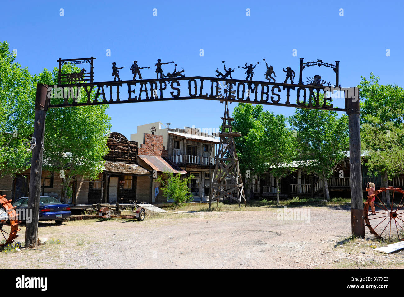 Wyatt Earp's Old Tombstone Arizona Stock Photo Alamy