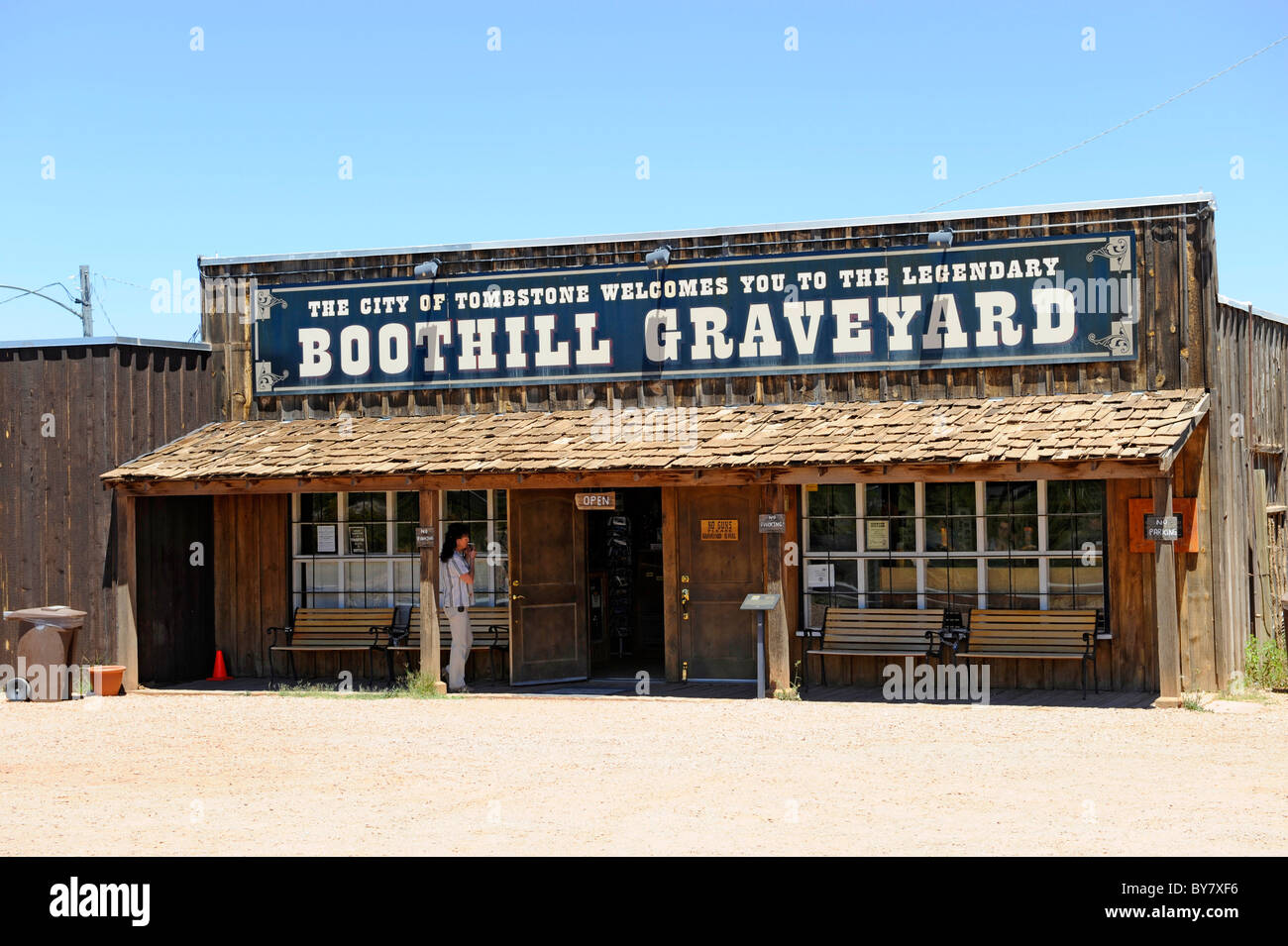 Boothill Graveyard Tombstone Arizona Stock Photo Alamy