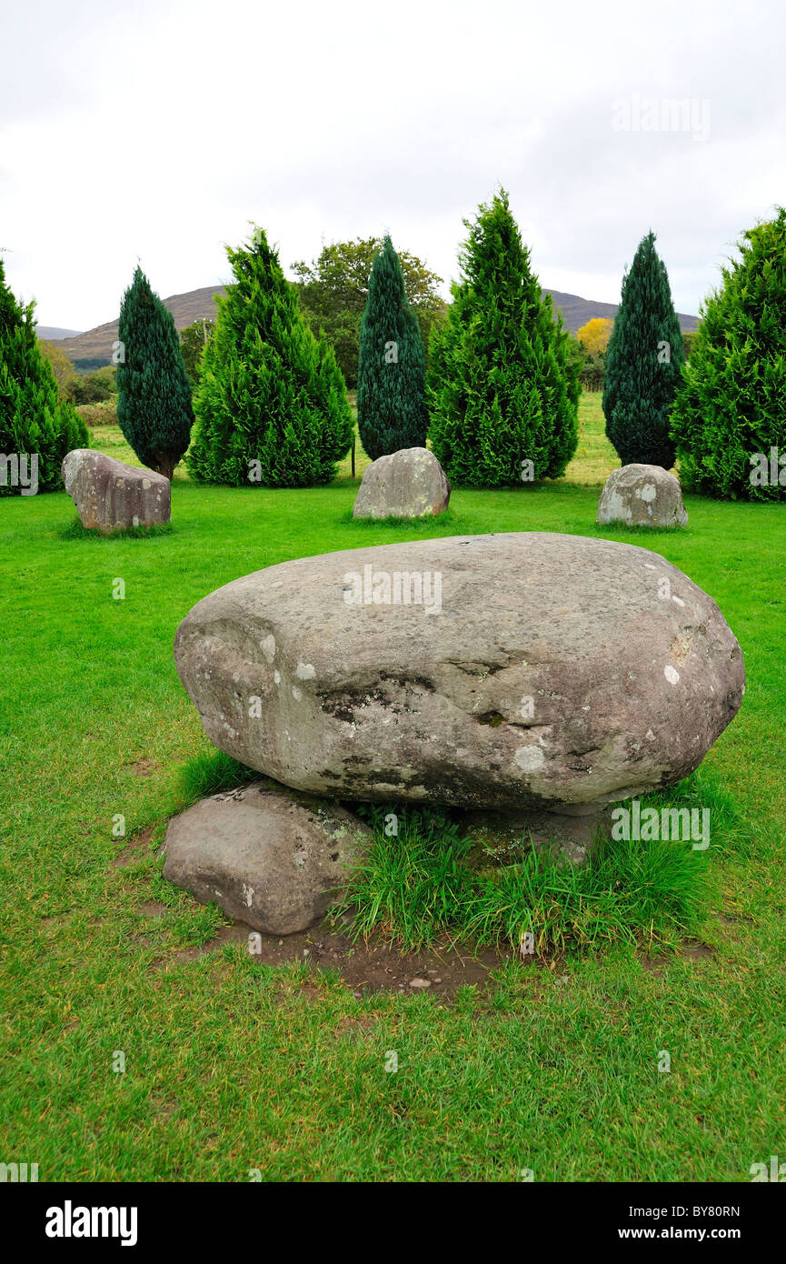 Kenmare Stone Circle, Kenmare, County Kerry, Ireland Stock Photo Alamy
