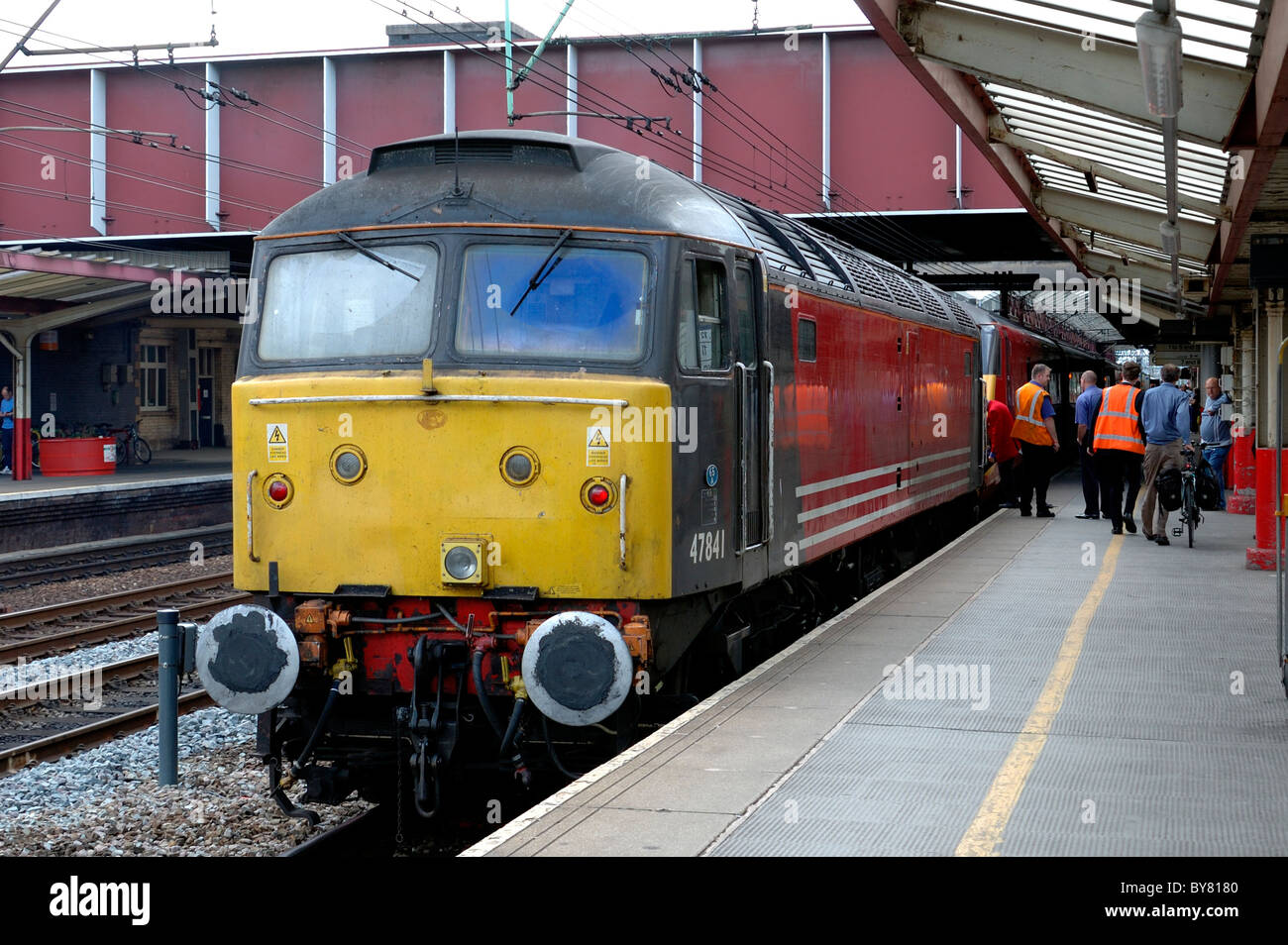 47841 brush type 4 diesel locomotive at crewe station england uk Stock Photo