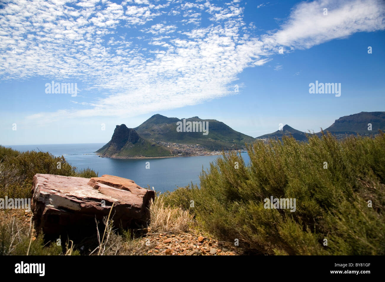 Hout Bay in Cape Town Stock Photo