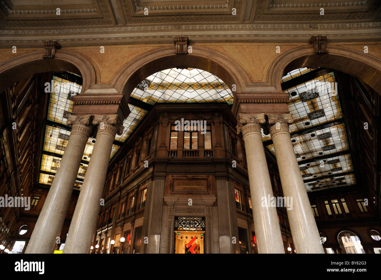 Italy, Rome, Galleria Alberto Sordi, Galleria Colonna Stock Photo