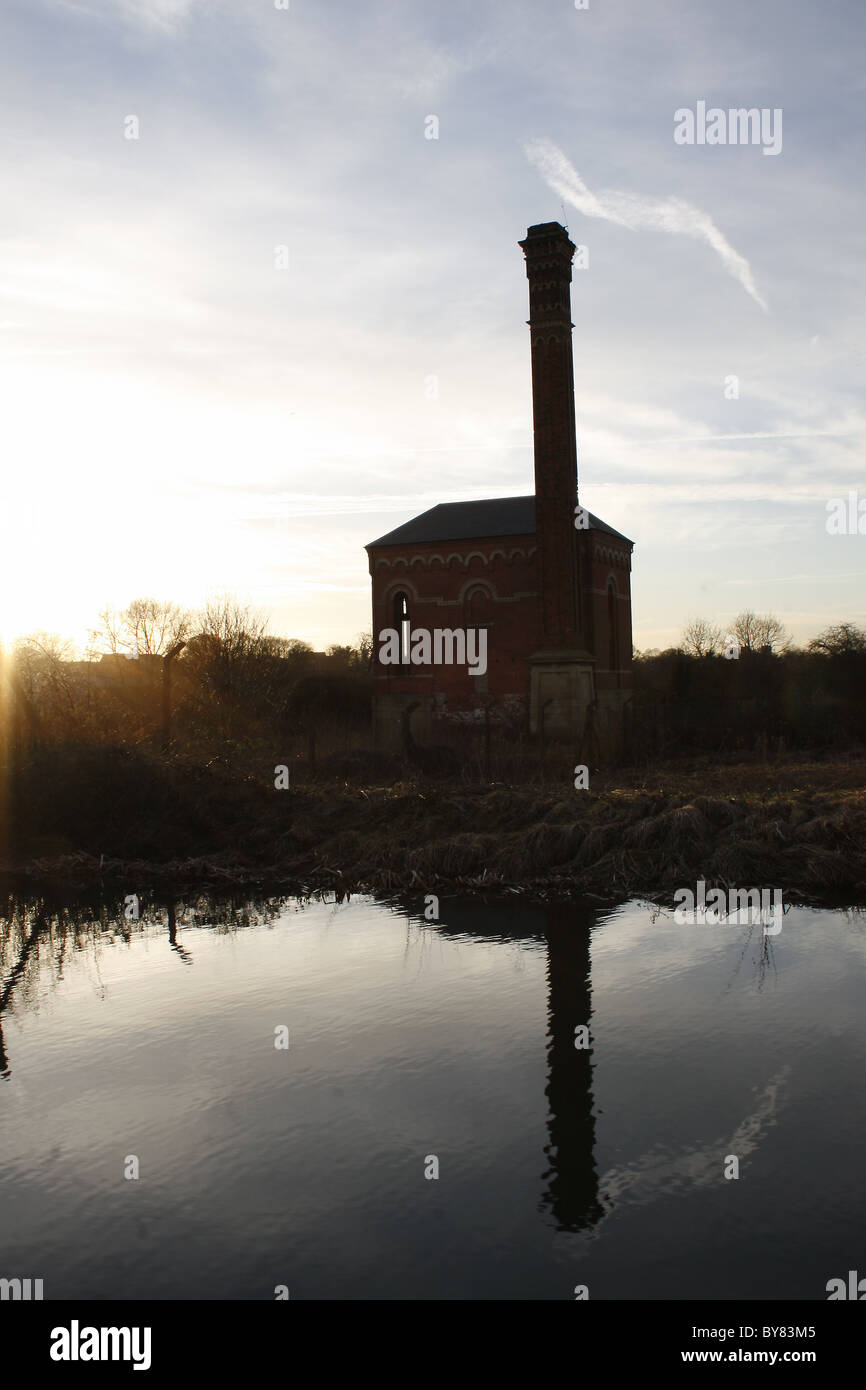 Worksop Pumping station Stock Photo