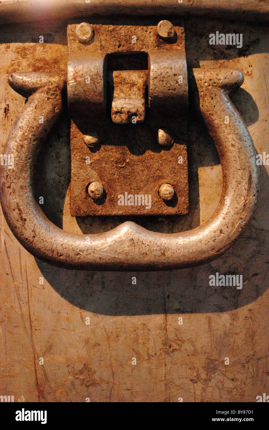 Rust Handles The rusting handle Stock Photo - Alamy