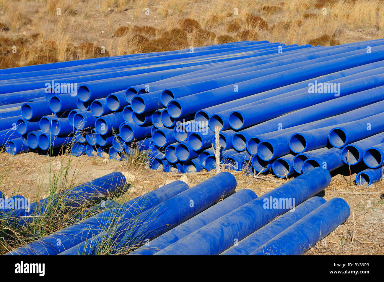 pvc plastic pipes Stock Photo Alamy
