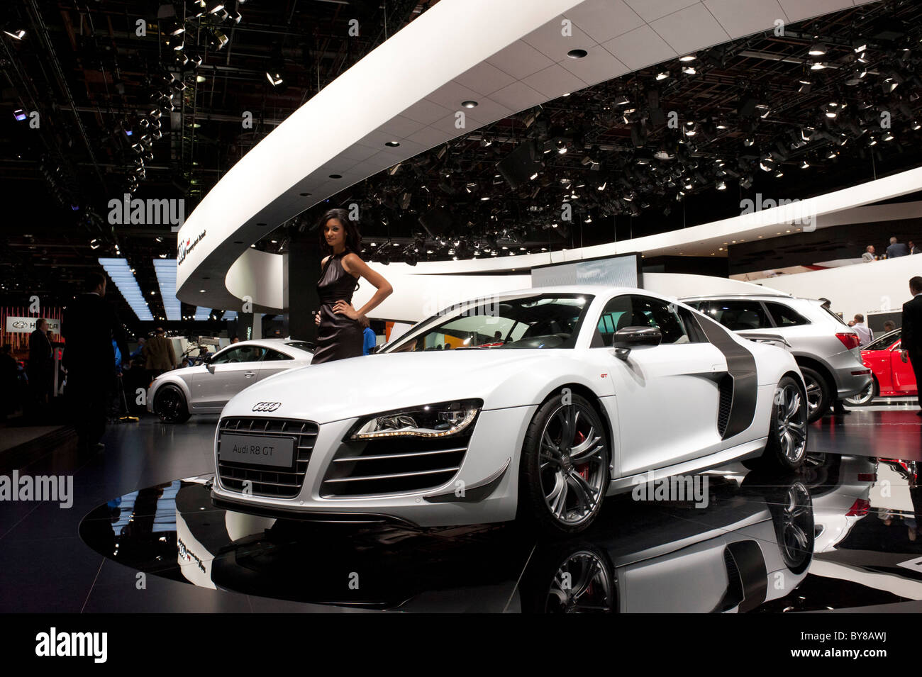 Audi R8 GT at the 2011 North American International Auto Show in Detroit Stock Photo