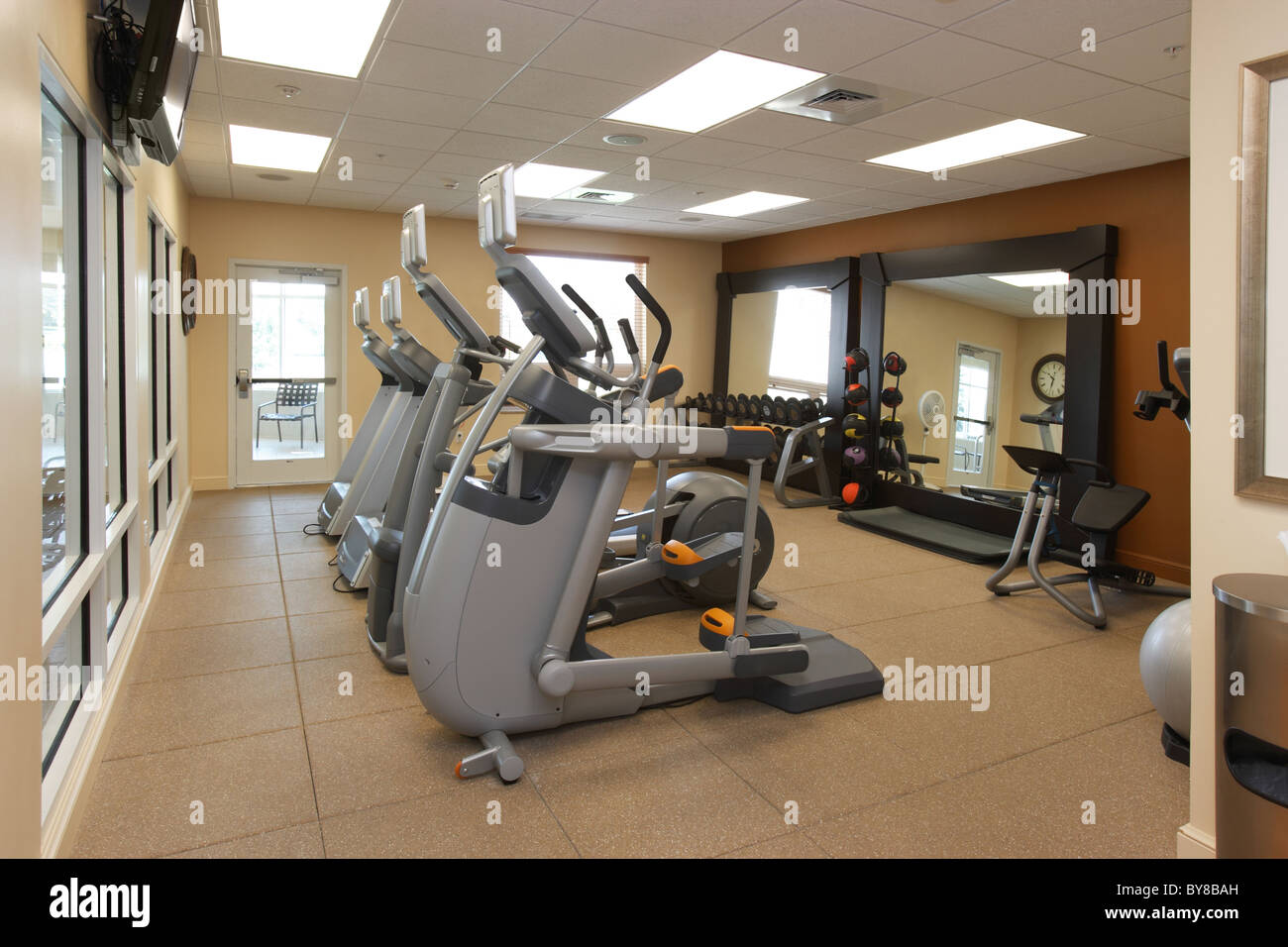 Fitness center Stock Photo