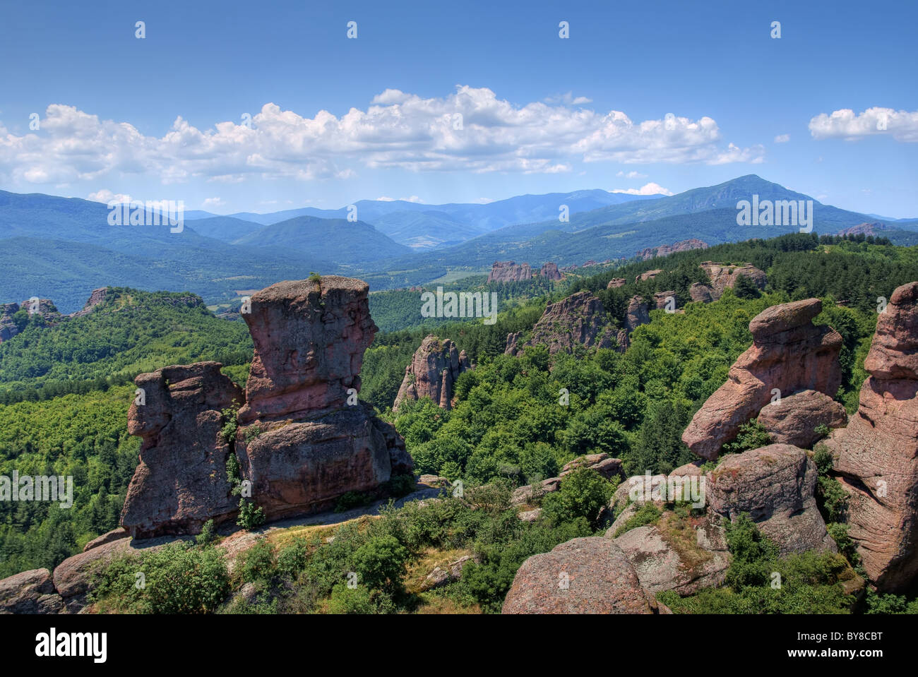 The rocks of Belogradchik, Bulgaria Stock Photo