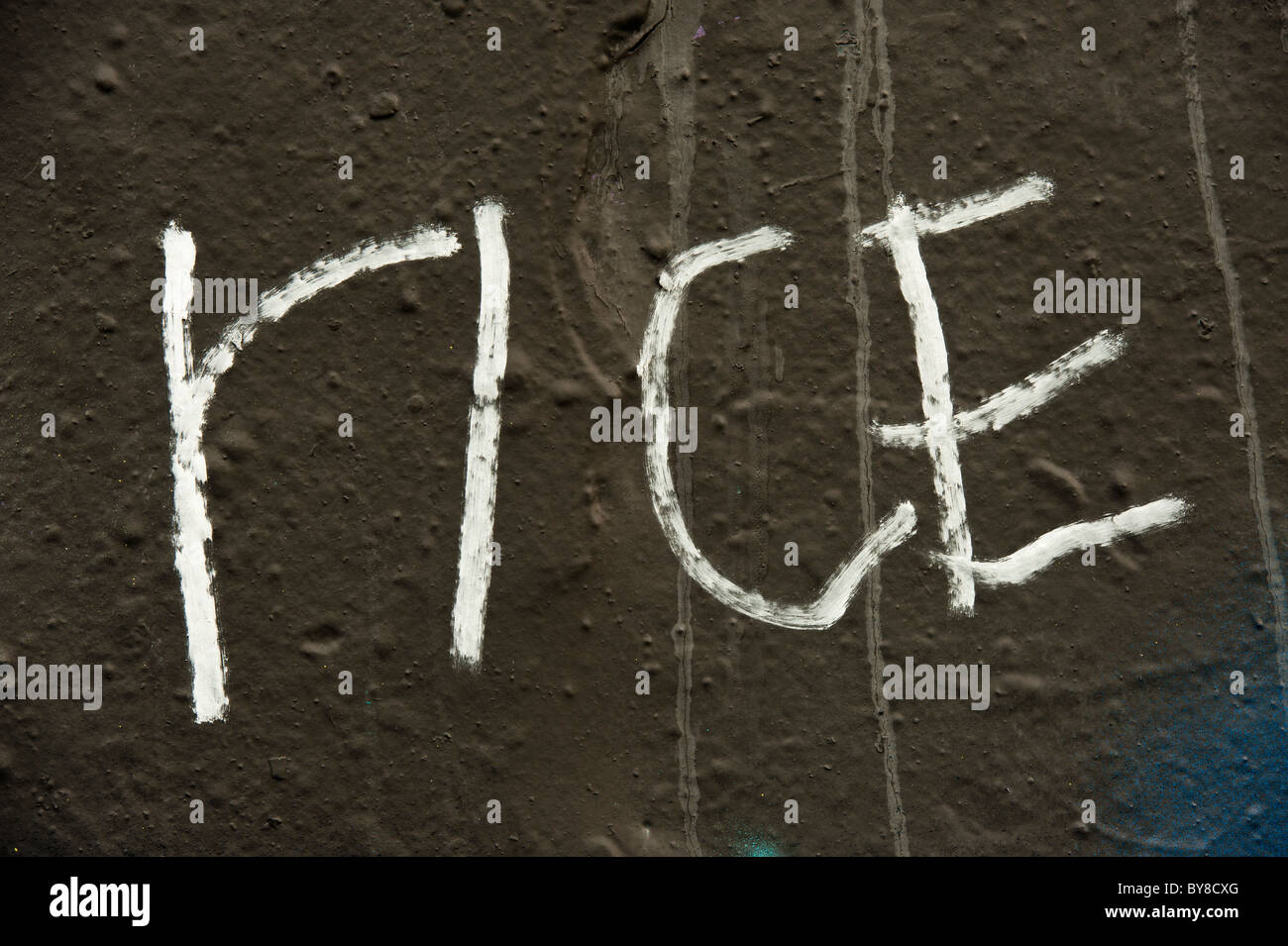 Rice word hi-res stock photography and images - Alamy