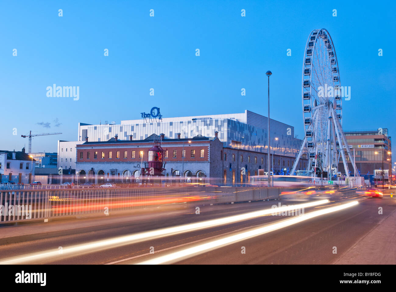 Point Village by Night Stock Photo