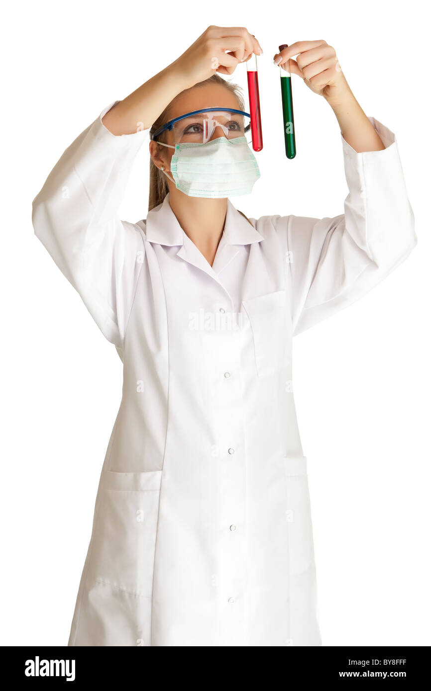 Scientist white lab coat best sale