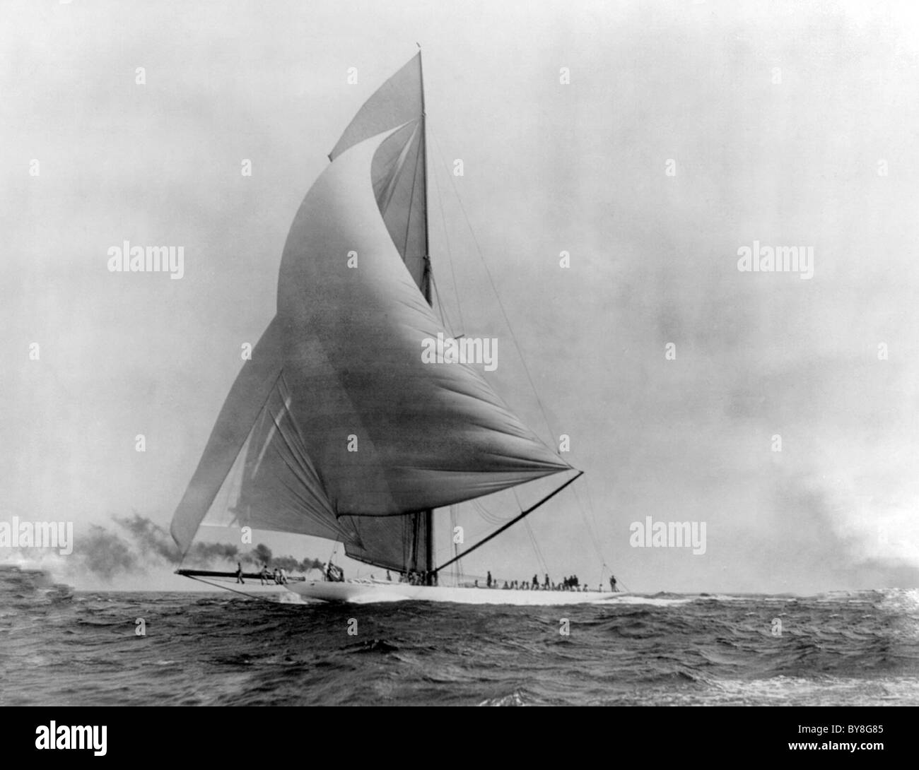 The yacht Reliance, winner of 1903 America's Cup Yacht Race Stock Photo