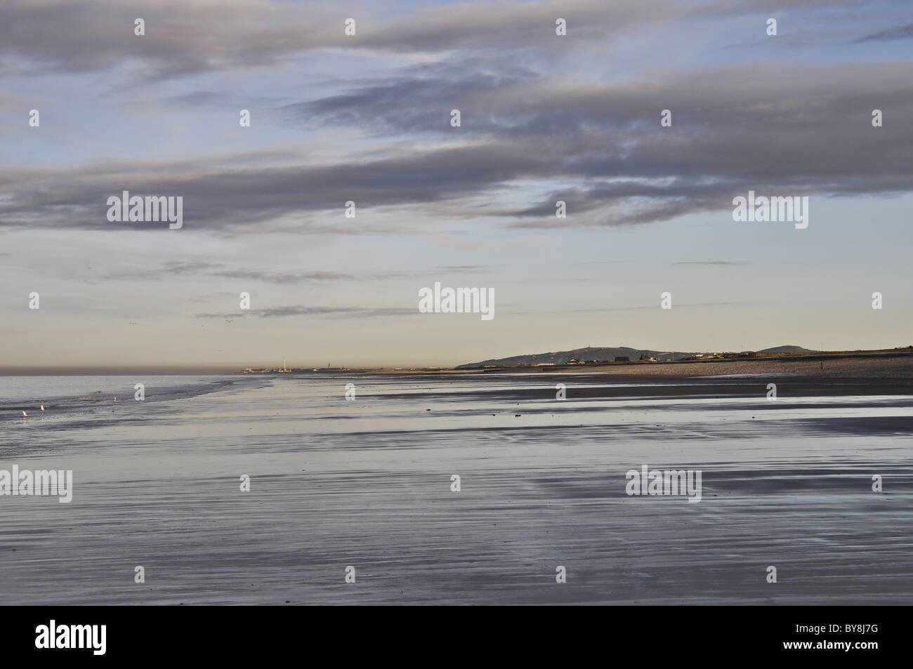 Pensarn Abergele beach in winter Stock Photo - Alamy