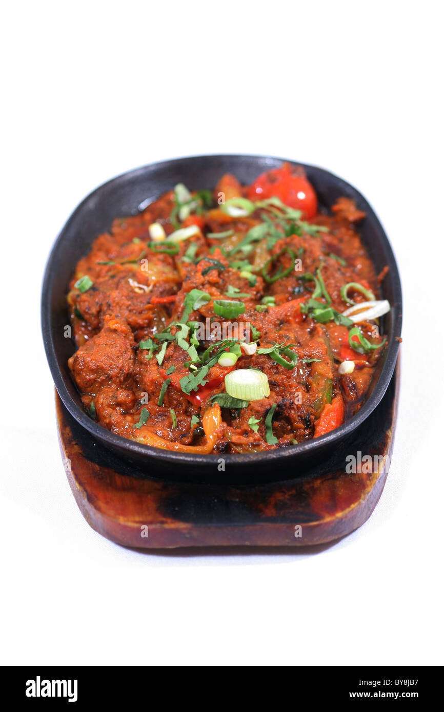 Lamb curry on a hot plate Stock Photo - Alamy
