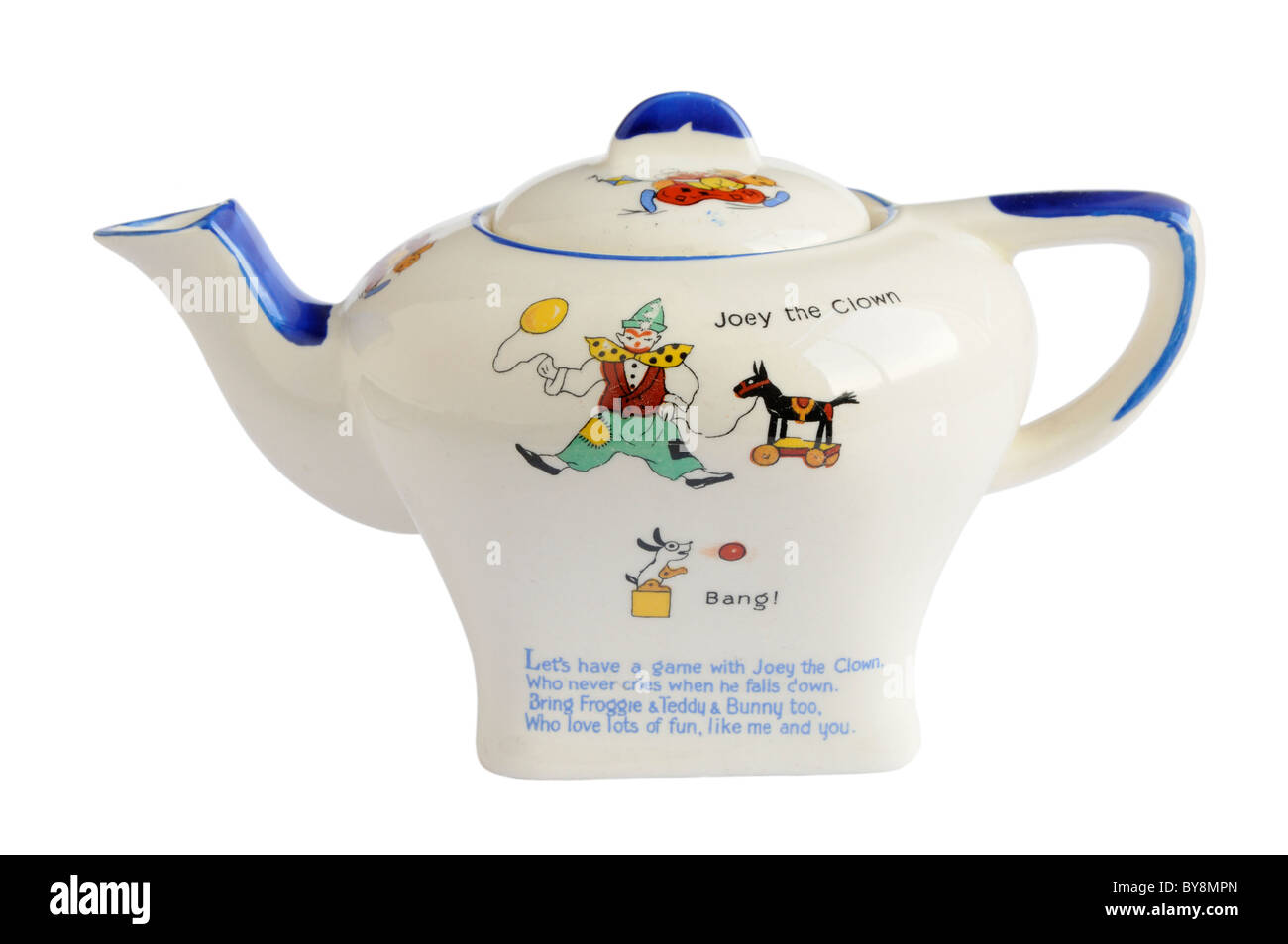 A tea pot from a doll's tea set Stock Photo