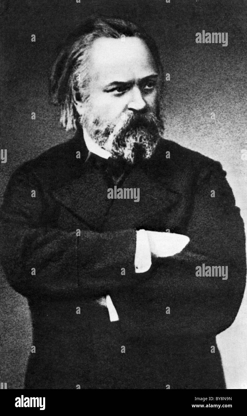 ALEXANDER HERZEN (1812-1870) Russian socialist political theorist Stock Photo
