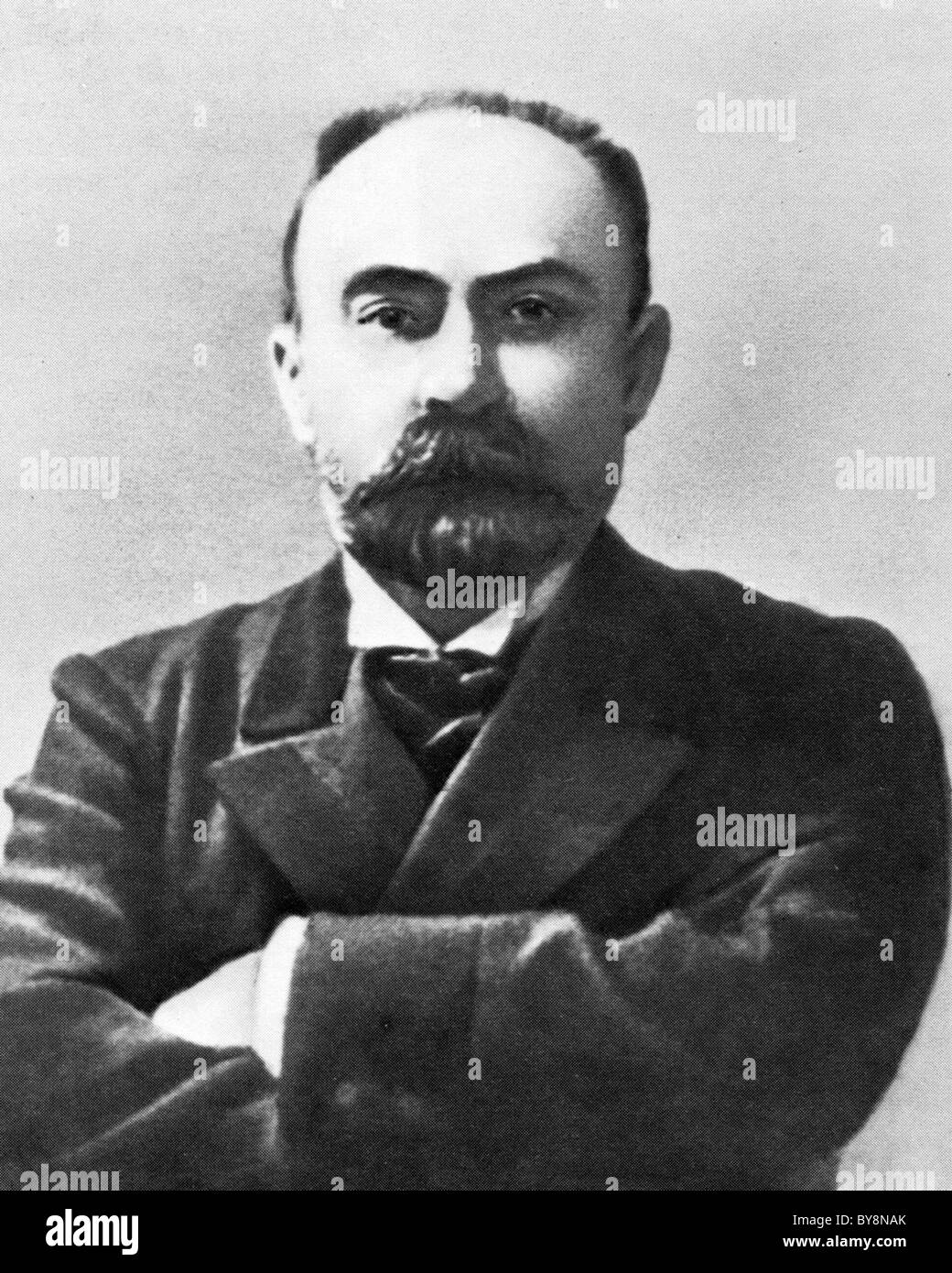 GEORGI PLEKHANOV  (1857-1918) Russian revolutionary and Marxist theoritician Stock Photo