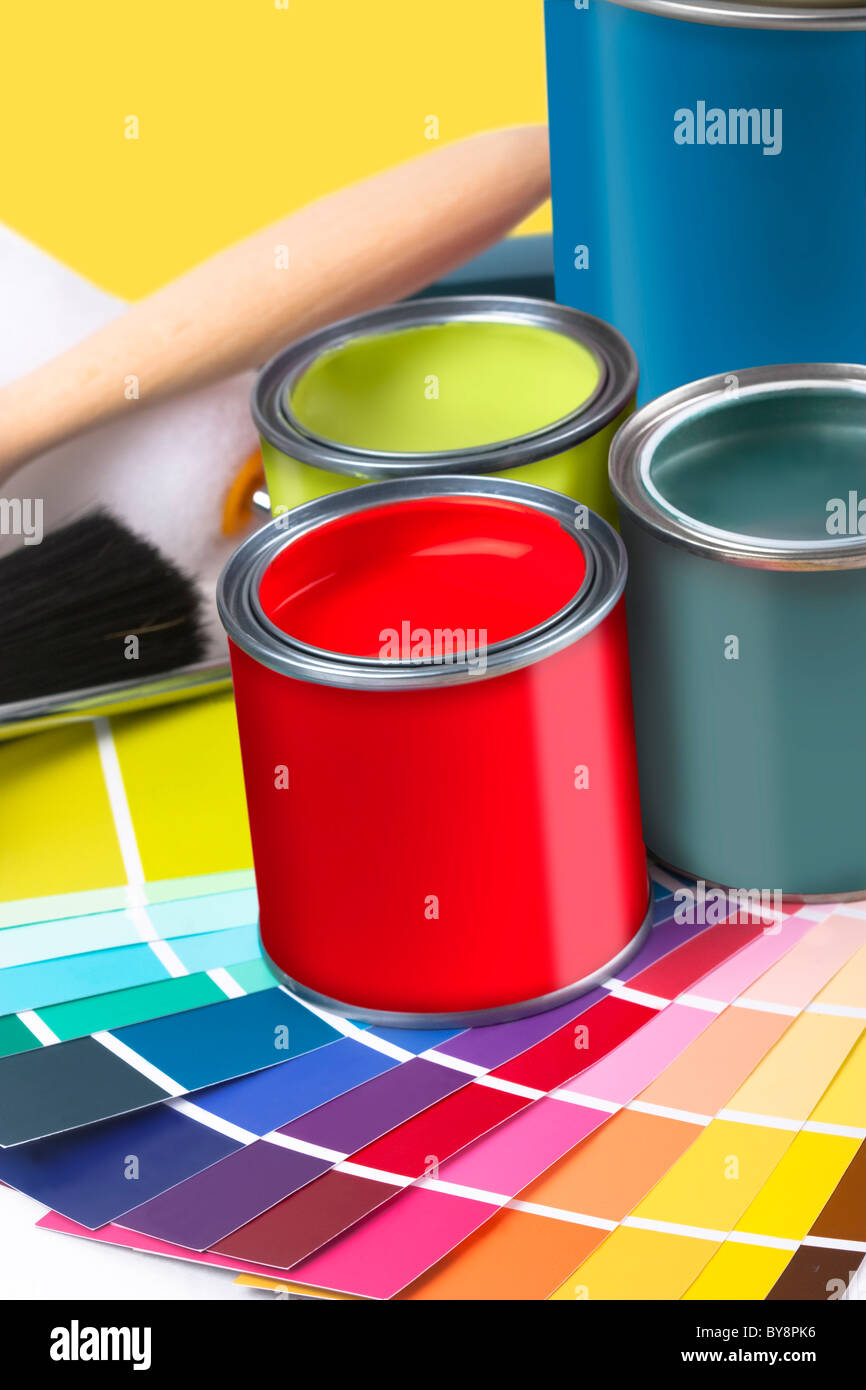 Tin of paint hires stock photography and images Alamy