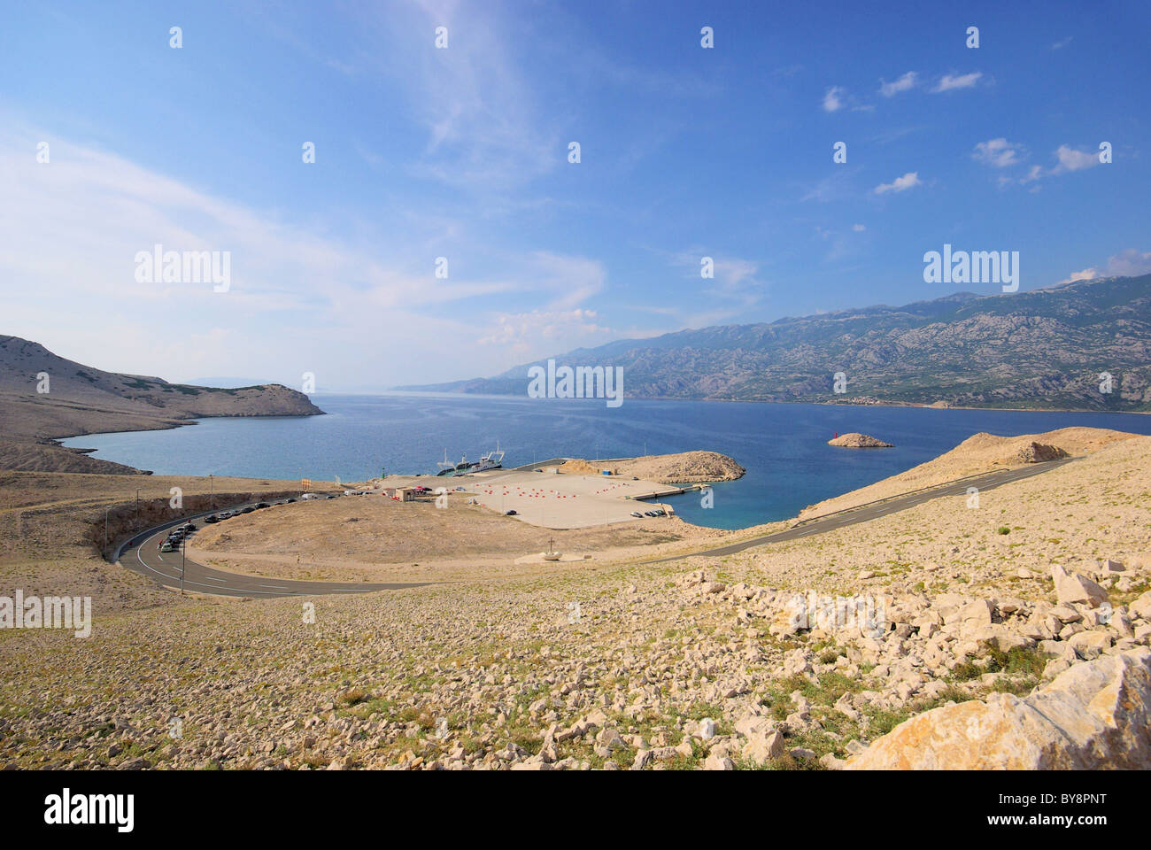 Pag Hafen - Pag harbour 03 Stock Photo