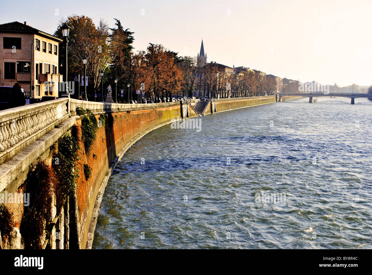 details of buildings in the historic center of Verona Stock Photo - Alamy