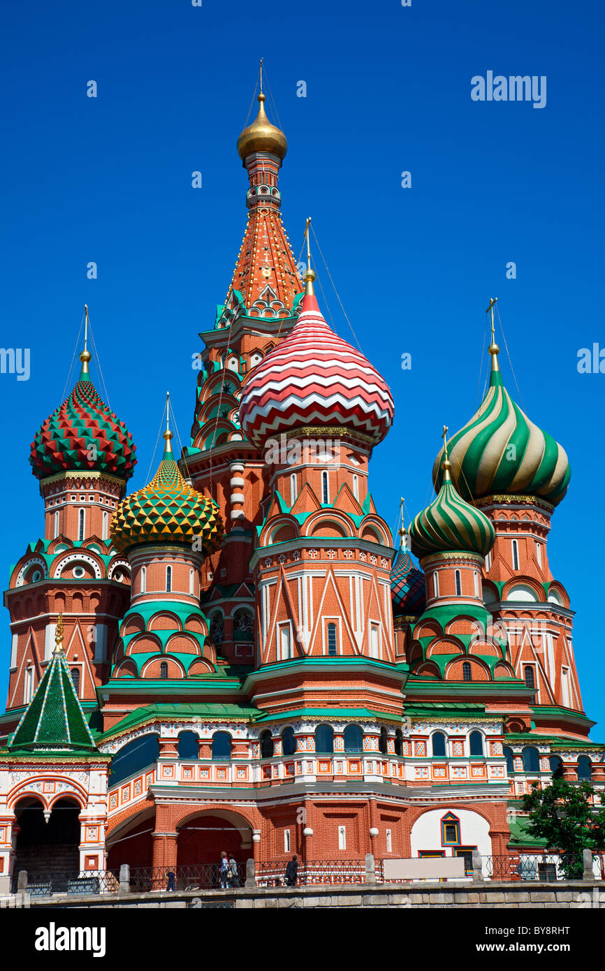 Saints Basil cathedral, Moscow, Russian Federation Stock Photo