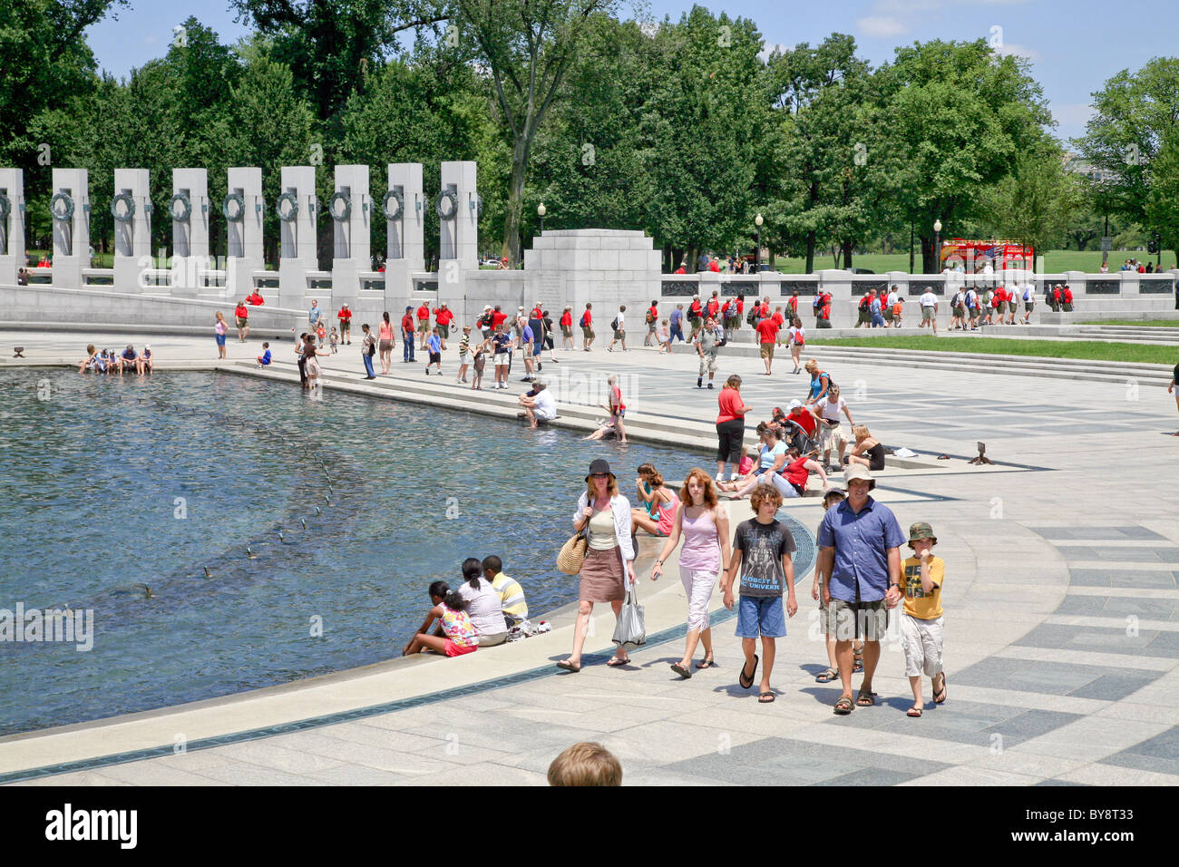World War II Memorial, Washington;DC;America;USA Stock Photo
