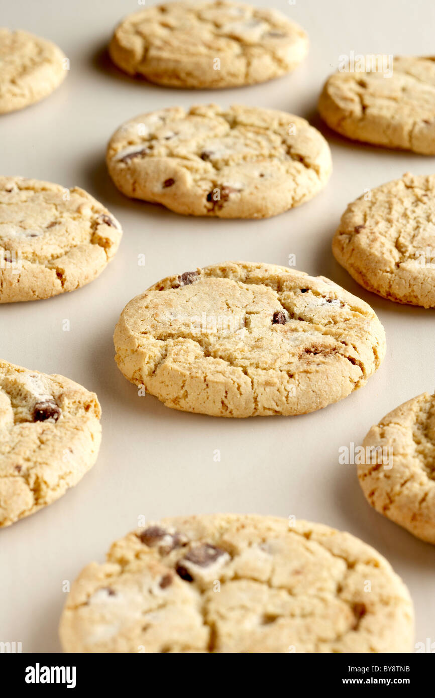Freshly baked cookies Stock Photo