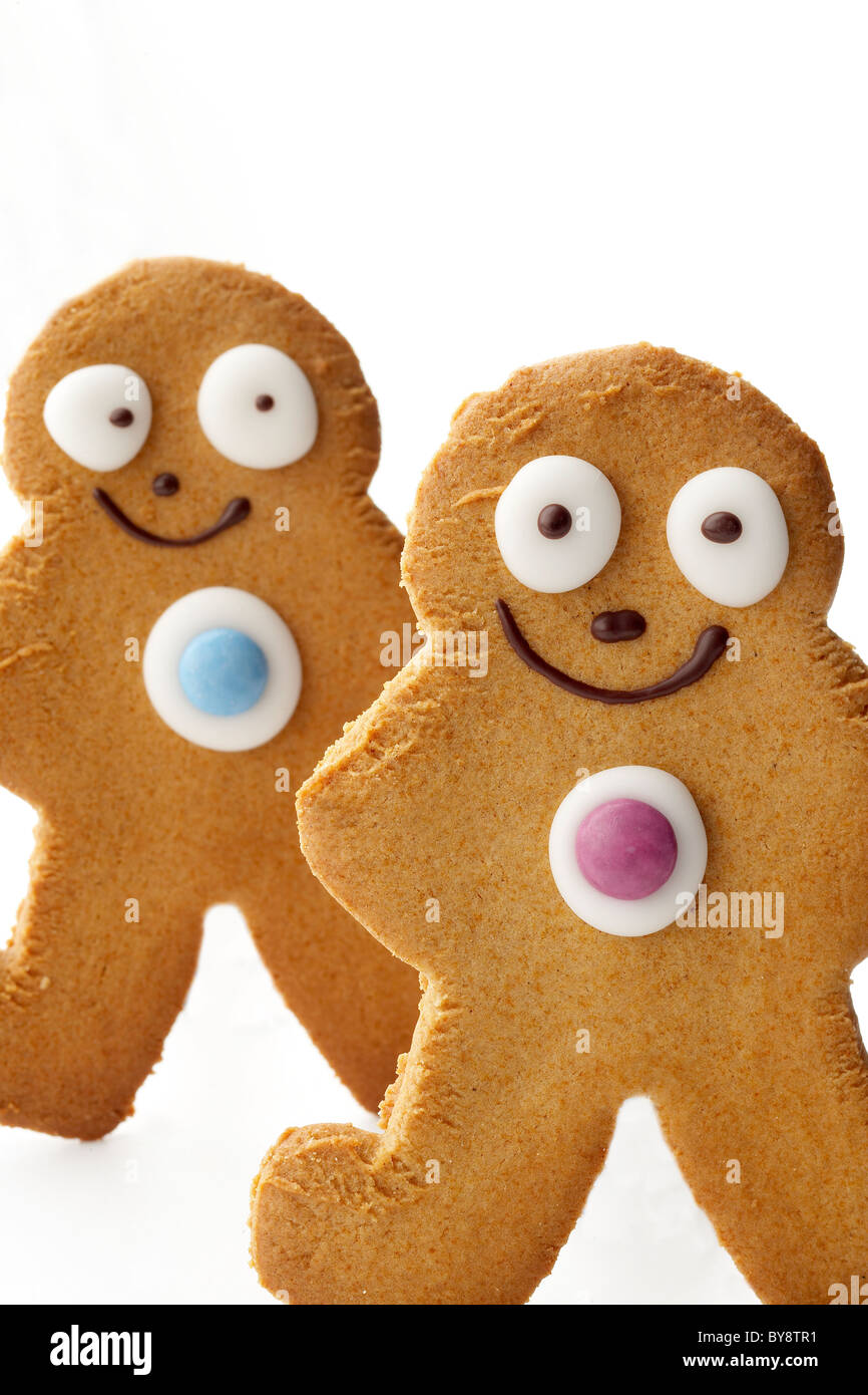 Gingerbread men / Biscuits Stock Photo