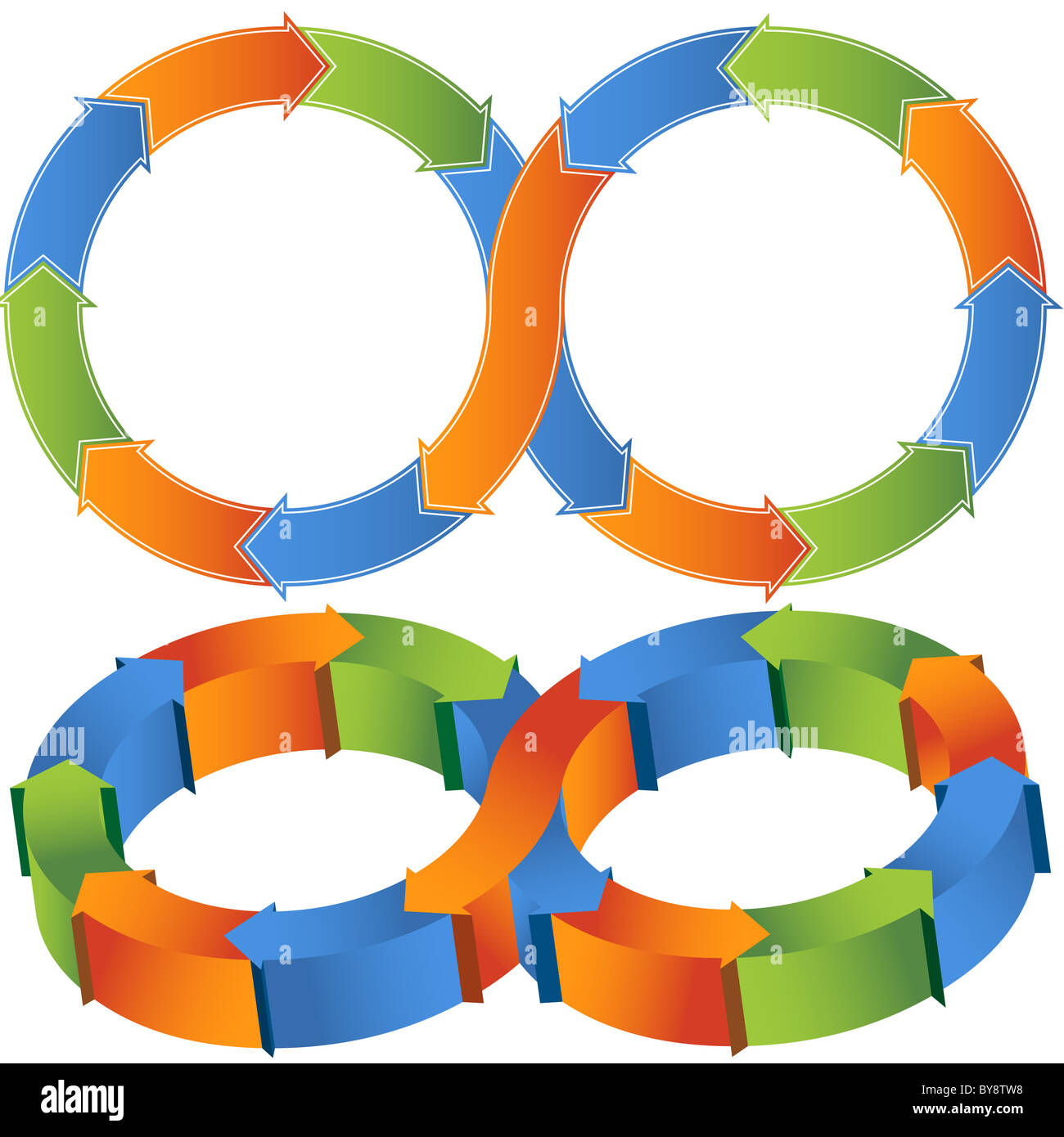 3d process diagrams hi-res stock photography and images - Alamy