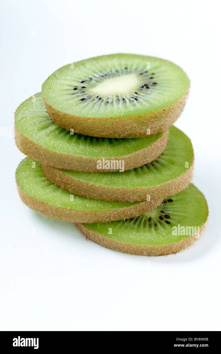 Kiwi - fruit stack Stock Photo