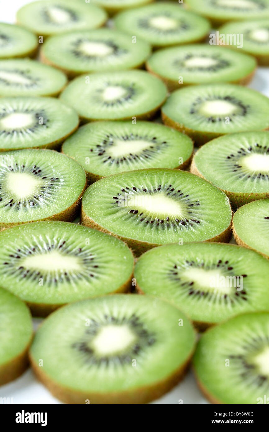 Kiwi fruit slices Stock Photo