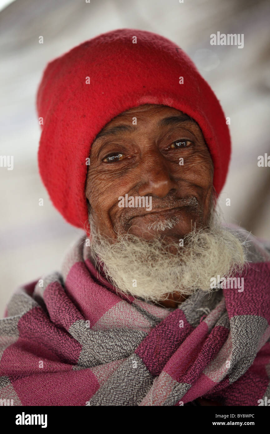 Muslim man in Bangladesh Asia Stock Photo