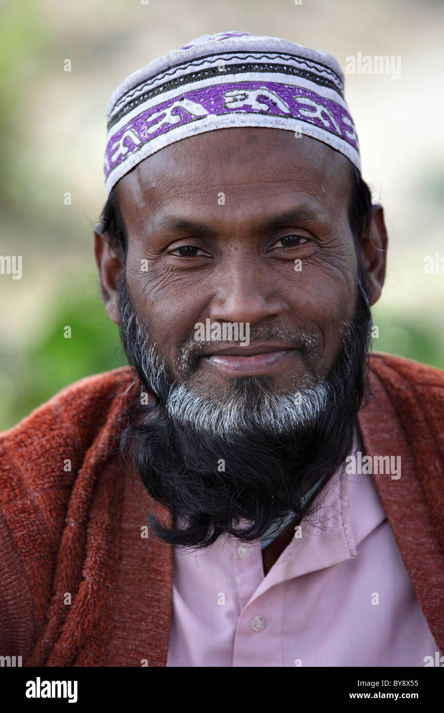 Muslim teacher in Bangladesh Stock Photo