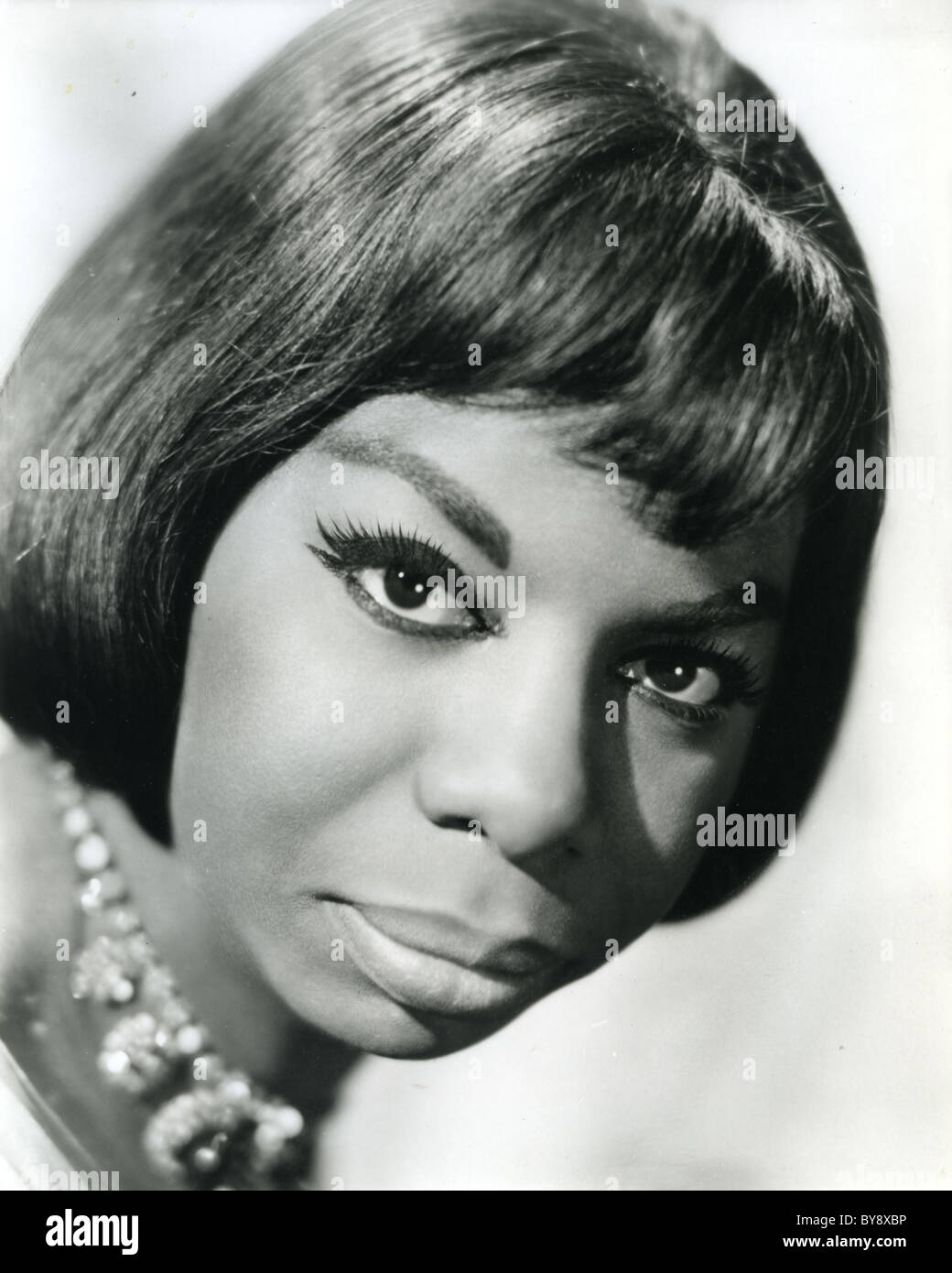 NINA SIMONE (1933-2003) Promotional photo of US singer and songwriter Stock Photo
