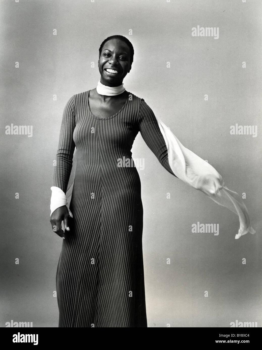 NINA SIMONE (1933-2003) Promotional photo of US singer and songwriter about 1968 Stock Photo