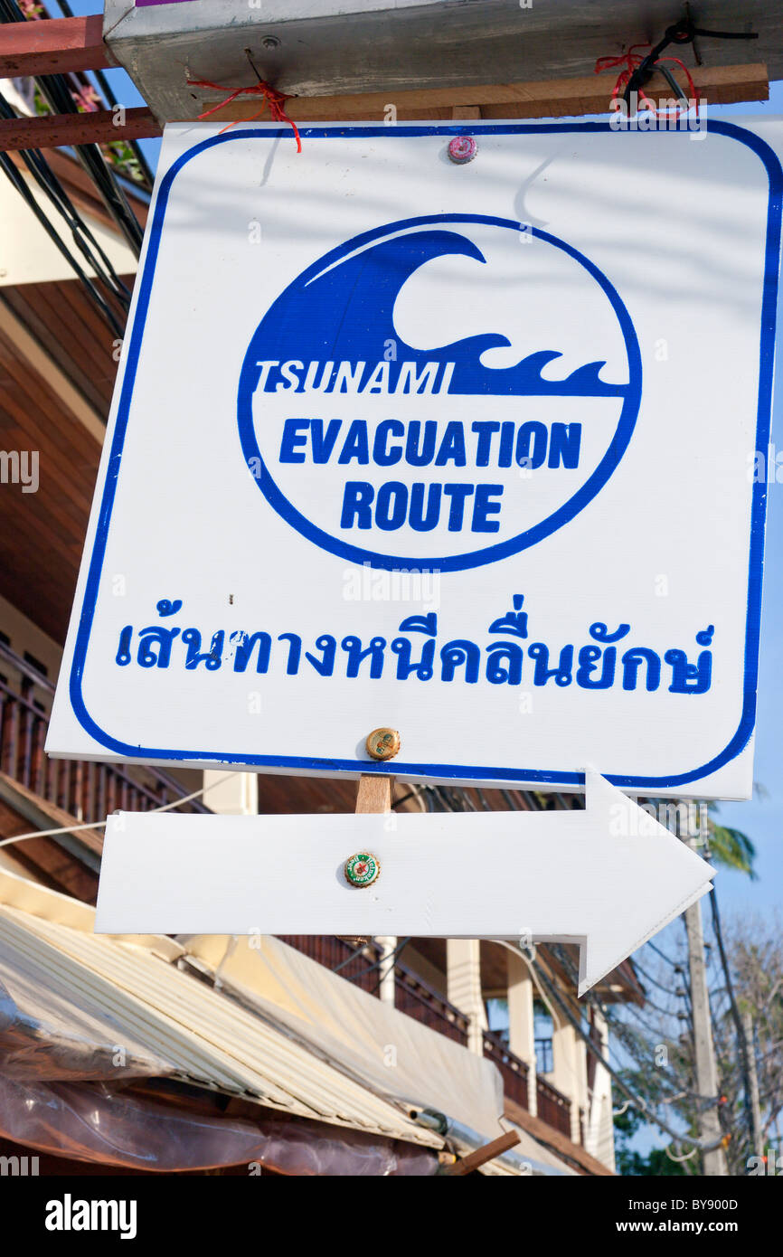 Tsunami zone thailand