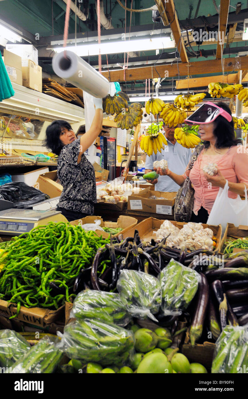 Fruits and Vegetables Chinatown Area Honolulu Hawaii Oahu Pacific Ocean