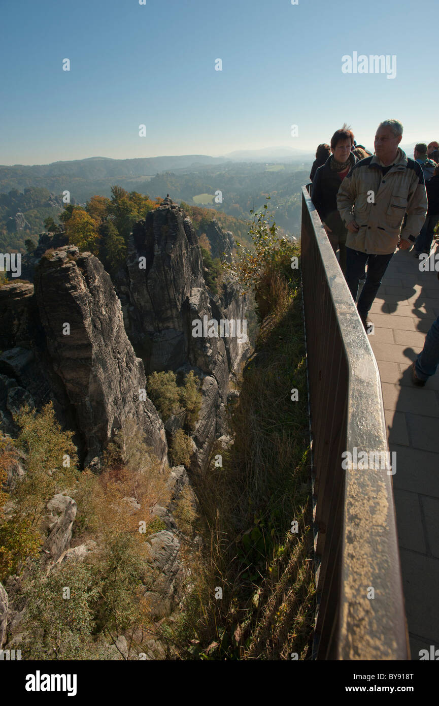 Saxon-Switzerland National Park, Saxony, Germany, Europe Stock Photo