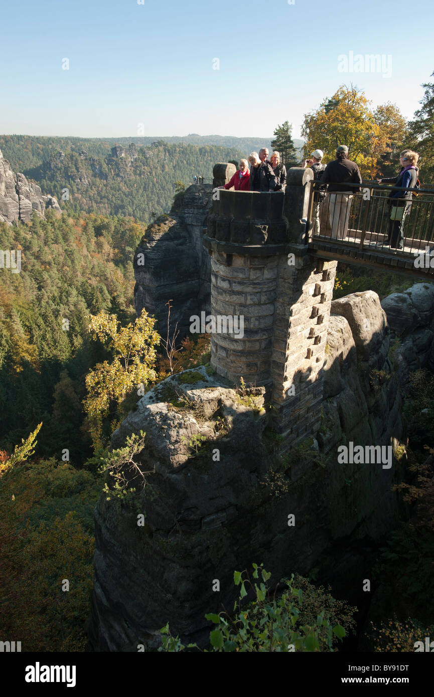 Saxon-Switzerland National Park, Saxony, Germany, Europe Stock Photo