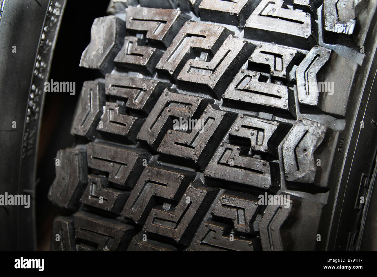 High performance modern Tire treads in close up Stock Photo Alamy
