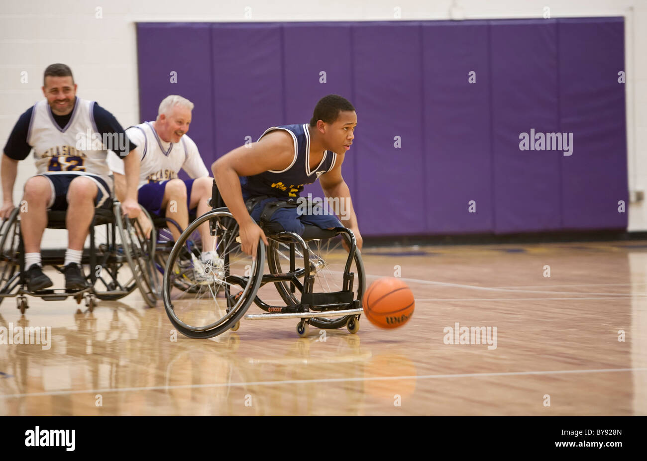 Wheelchair Basketball Stock Photo Alamy