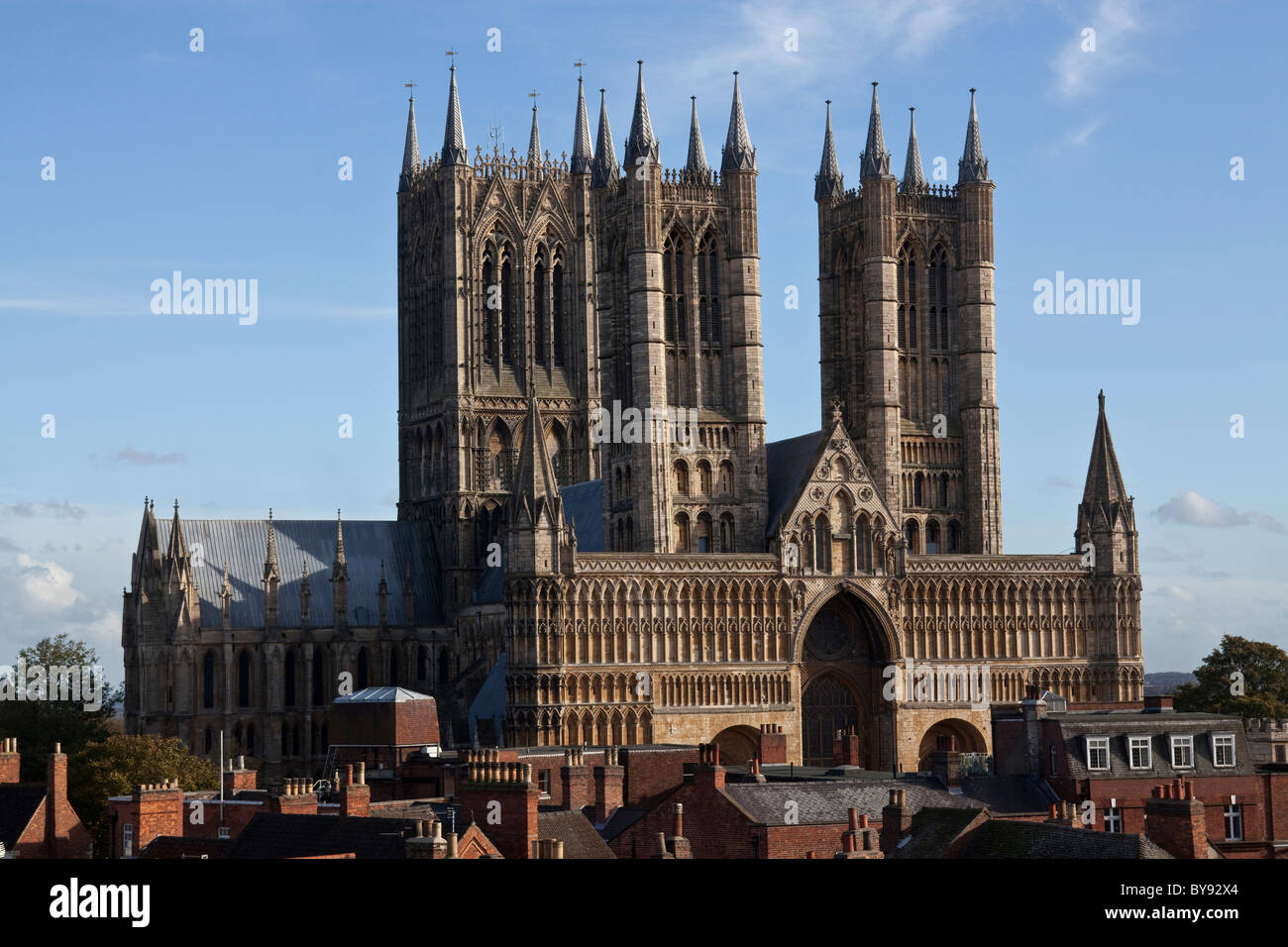 Lincoln Cathedral Stock Photo