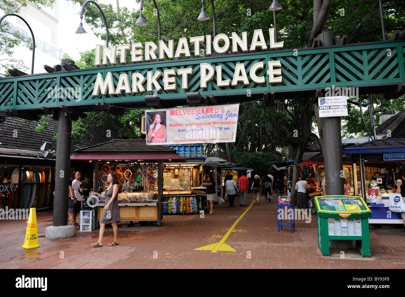 International Market Place on Kalakaua Ave along Waikiki Beach Honolulu