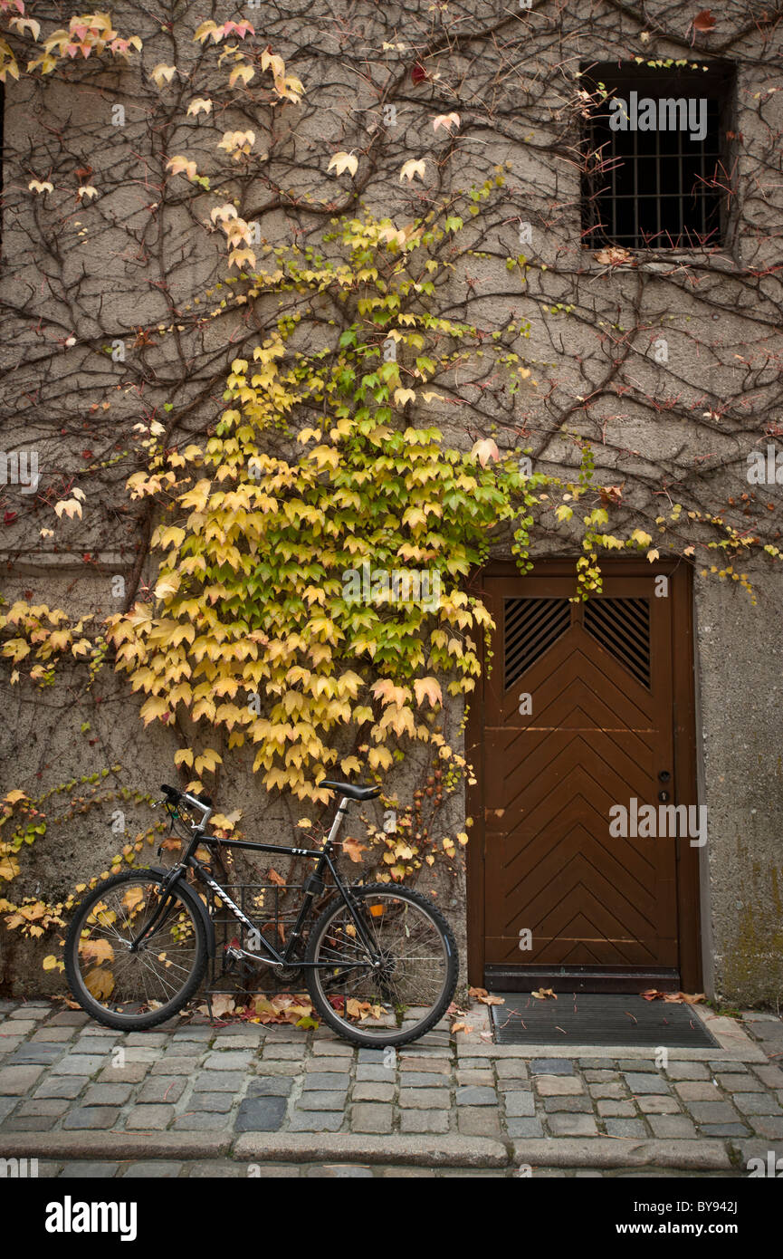 Bicycle in Passau, Bavaria, Germany, Europe Stock Photo Alamy