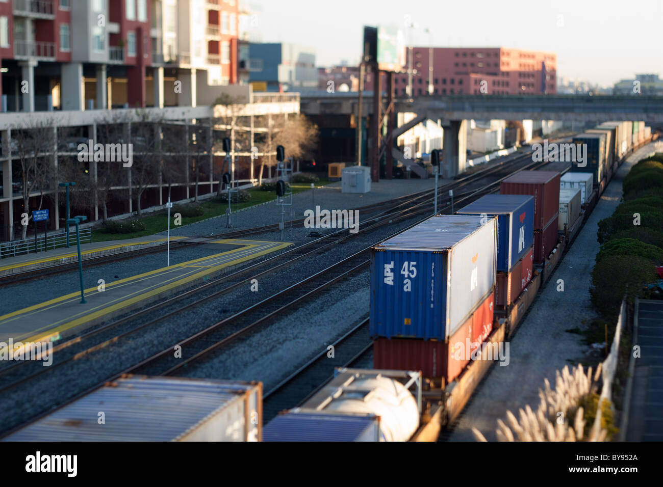Emeryville Amtrak station Stock Photo Alamy